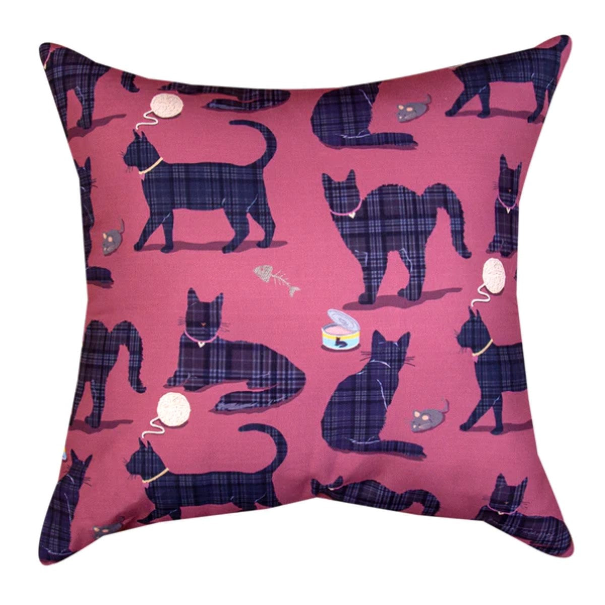 Kitty Wisdom Cat Climaweave Pillows By Andrea Tachiera Kitty Wisdom Cat Climaweave Pillows By Andrea Tachiera